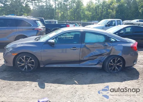 2020 Honda Civic Sport из США, поврежденный, VIN 2HGFC2F86LH524183